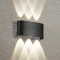 HÖFFTECH - LED kültéri fali lámpatest UP&DOWN 6xLED/1W/230V IP65