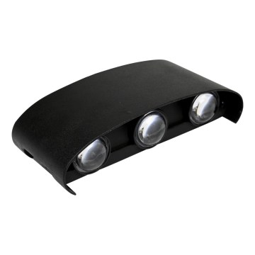 HÖFFTECH - LED kültéri fali lámpatest UP&DOWN 6xLED/1W/230V IP65