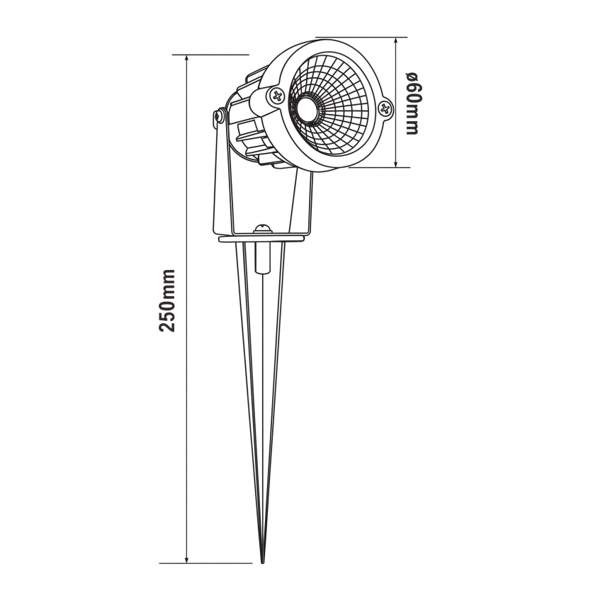 HÖFFTECH - LED kültéri lámpa LED/5W/230V IP65