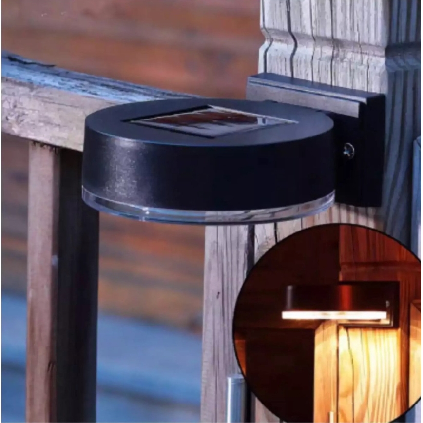 HÖFFTECH - LED napelemes fali lámpa, 1,2 V, 600 mAh, IP44