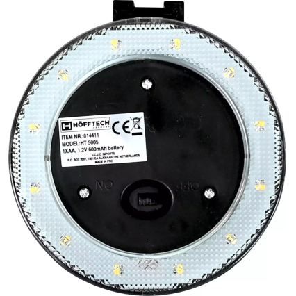 HÖFFTECH - LED napelemes fali lámpa, 1,2 V, 600 mAh, IP44