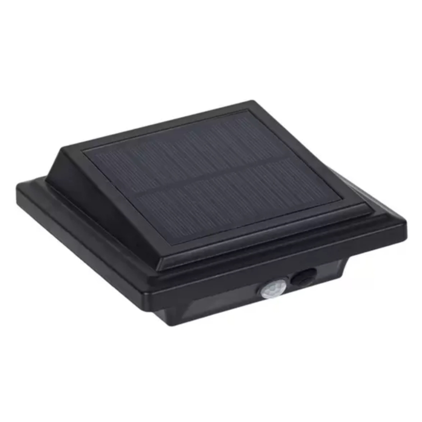 HÖFFTECH - Napelemes LED fali lámpa mozgás- és szürkületérzékelővel, LED/3,7V 2000 mAh, IP65