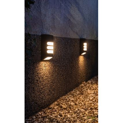 HÖFFTECH - LED napelemes fali lámpatest LED/1,2V 200 mAh IP44