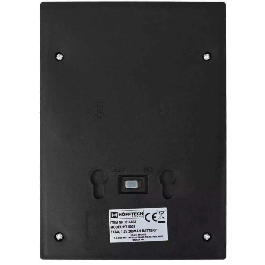 HÖFFTECH - LED napelemes fali lámpatest LED/1,2V 200 mAh IP44