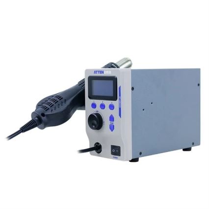 Hőlégállomás LCD-kijelzővel 800W/230V