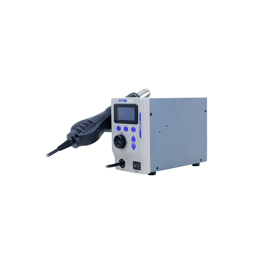 Hőlégállomás LCD-kijelzővel 800W/230V