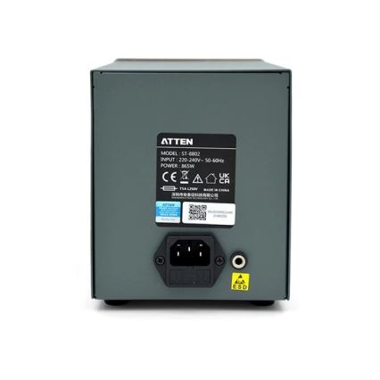 Hőlégfúvós és forrasztóállomás LCD-kijelzővel 800W/230V