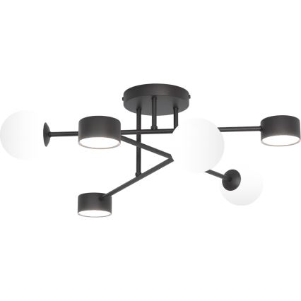 HOLON felületre szerelhető csillár 3xG9/8W/230V + 3xGX53/12W fekete