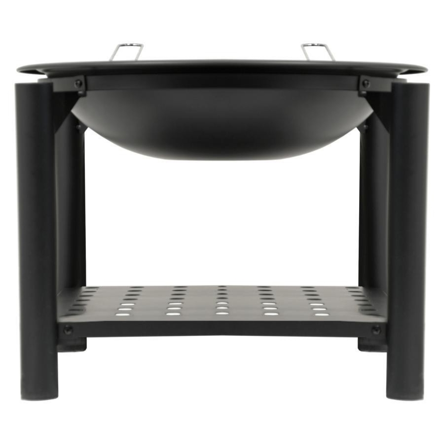 Hordozható fa tűzrakó rácssal, 48 cm átmérővel