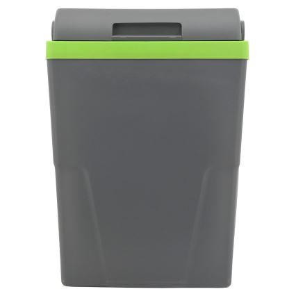 Hordozható autós hűtődoboz 22 l 55W/12V/230V szürke/zöld