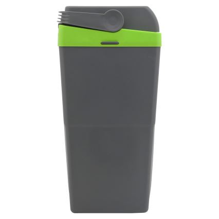 Hordozható autós hűtődoboz 22 l 55W/12V/230V szürke/zöld