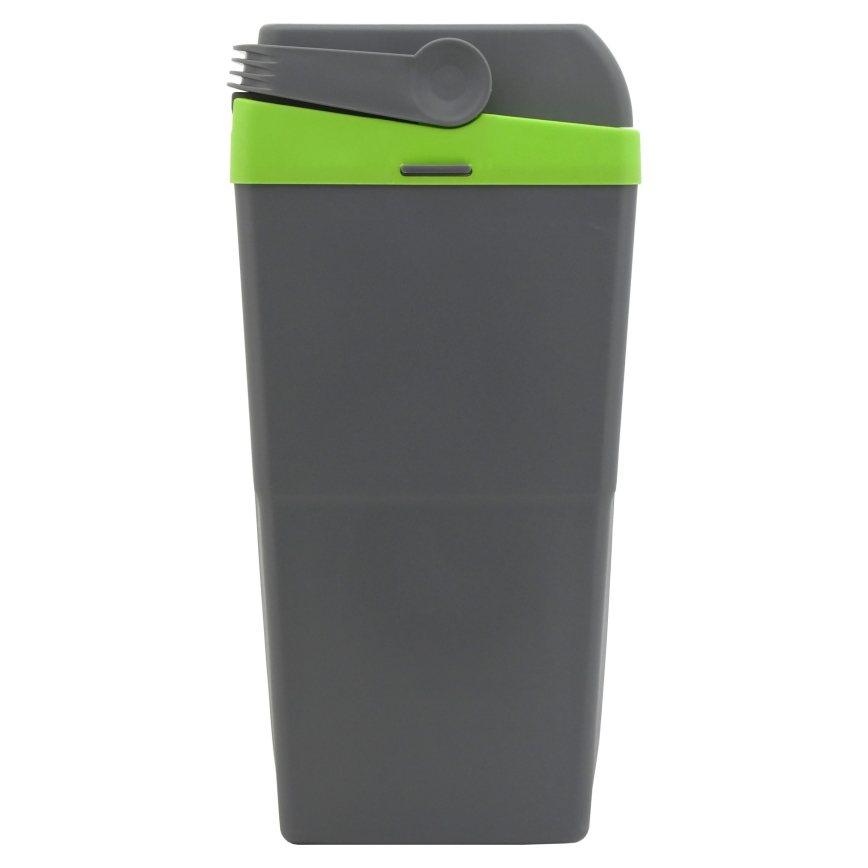 Hordozható autós hűtődoboz 22 l 55W/12V/230V szürke/zöld