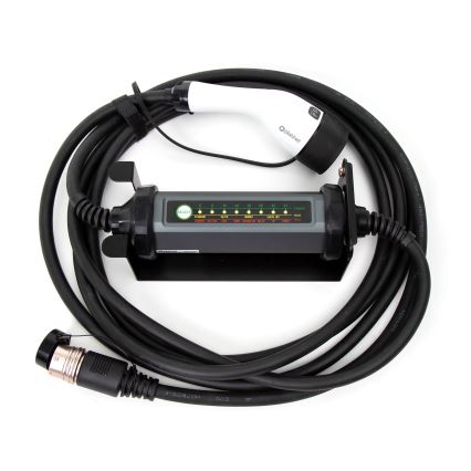 Hordozható elektromos autó töltő 4 db Type 2 adapterrel 32A/480V 22kW 5m IP67
