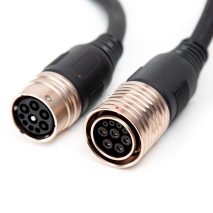 Hordozható elektromos autó töltő 4 db Type 2 adapterrel 32A/480V 22kW 5m IP67