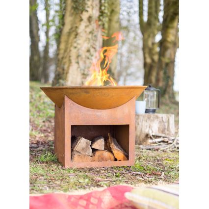 Hordozható fa tábortűz MUMBAI átm. 56 cm