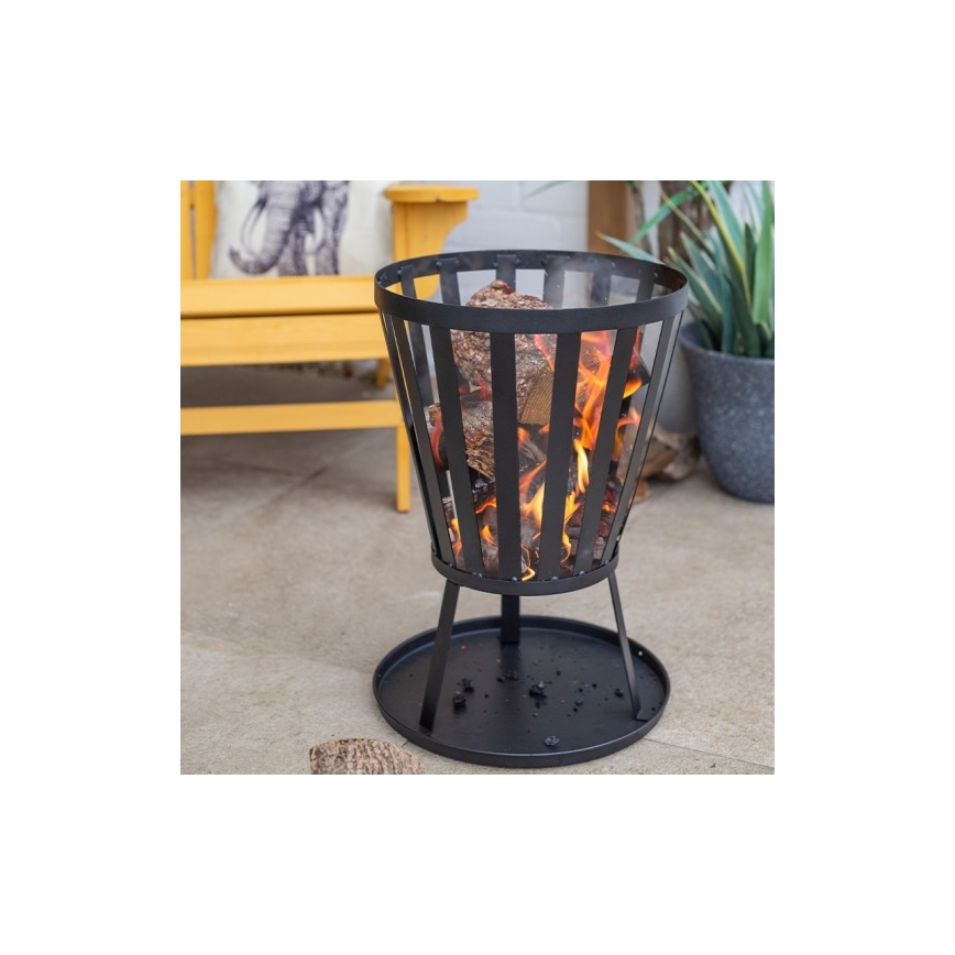 Hordozható fa tábortűz OREGON átm. 35 cm