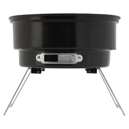 Hordozható faszenes grill fekete