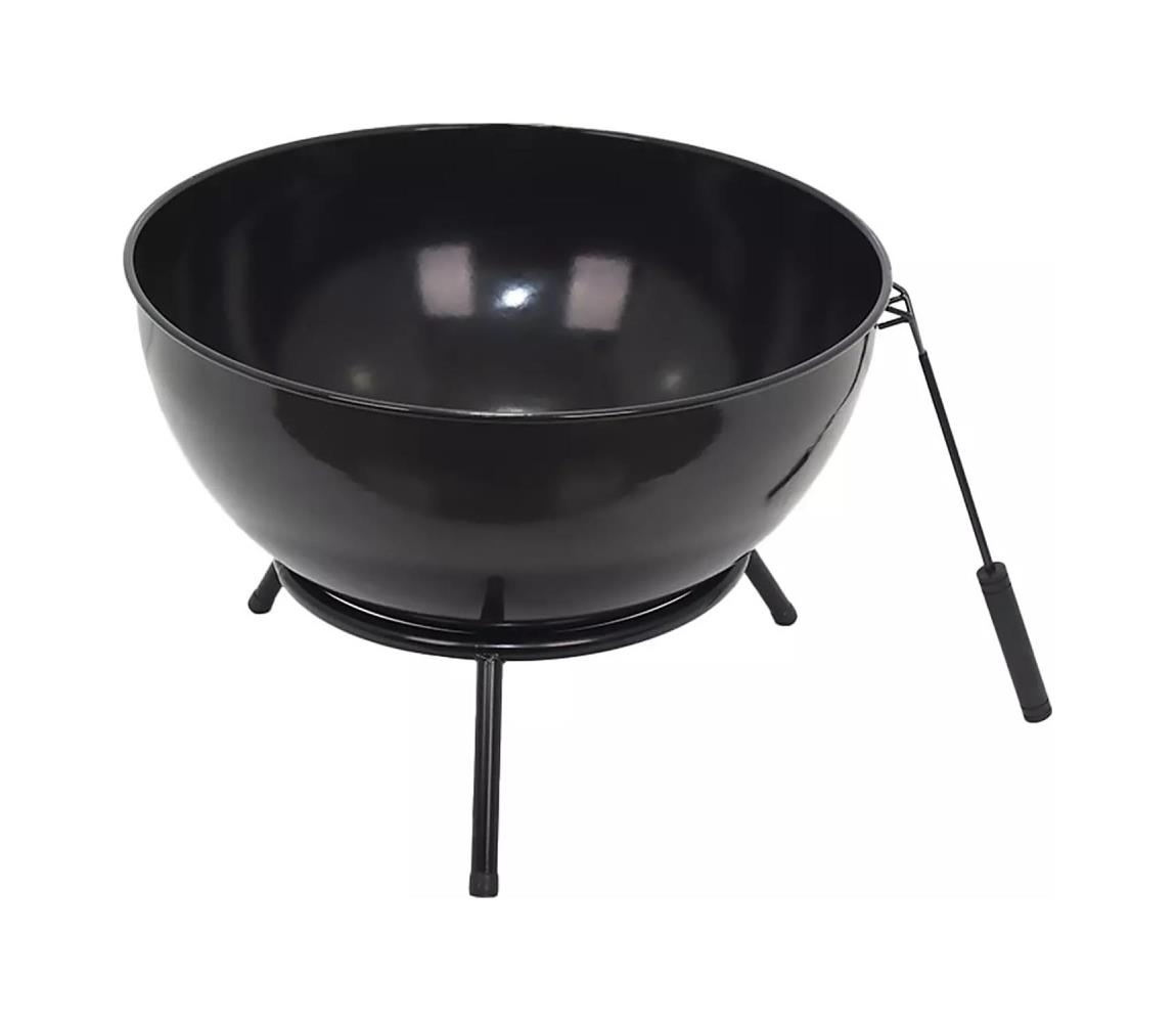 Estilo Home Hordozható fatüzelésű tűzrakó 57x30 cm fekete 5905623250687