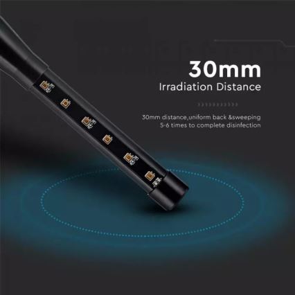 Hordozható fertőtlenítő germicid lámpa mini UVC/14W/230V 3000 mAh