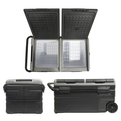 Hordozható kompresszoros autóhűtő 230/24/12V