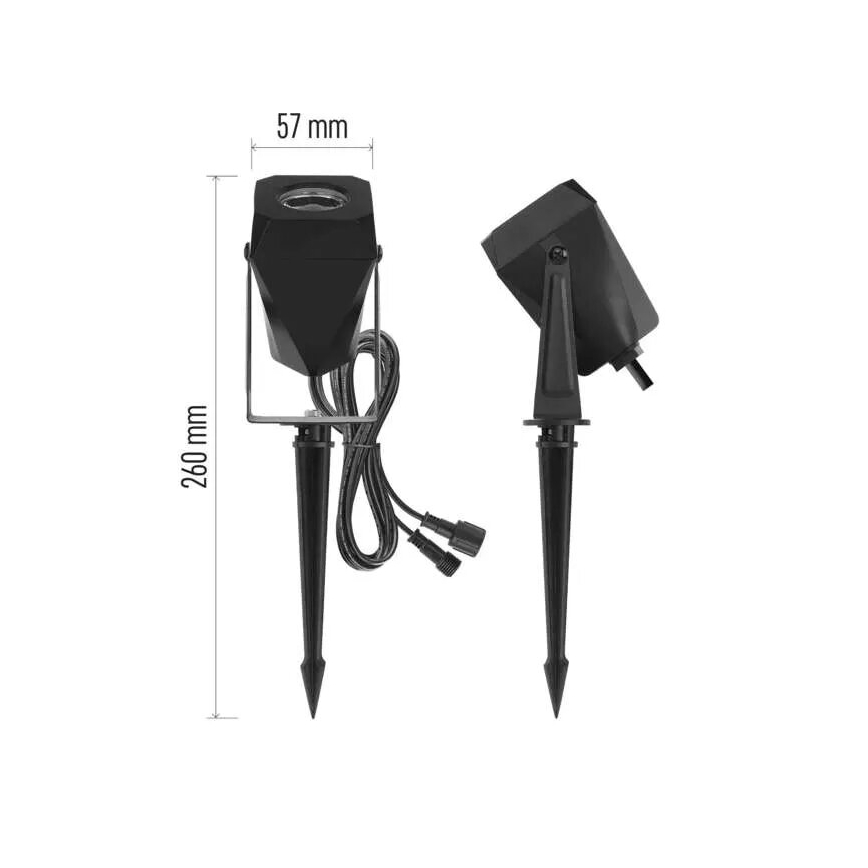 LED RGBIC Dimmelhető kültéri lámpa GoSmart - hosszabbító LED/1,5W/230V 3000-6500K IP65 Wi-Fi Tuya