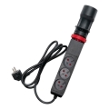 Hosszabbítókábel asztalra rögzíthető 3 aljzat E típus + 2xUSB-A + 1xUSB-C 1,5m fekete