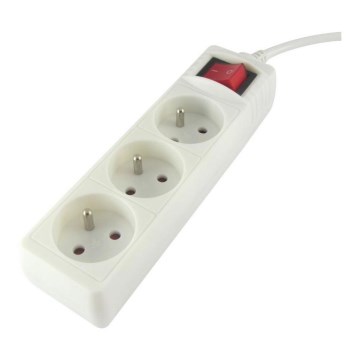 Hosszabító kábel kapcsolóval 3Z 5 m