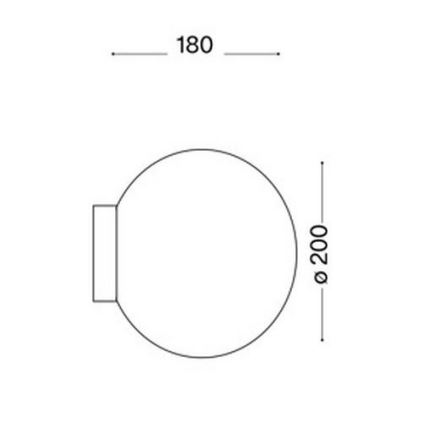 Ideal Lux 59815 - LED RGBW dimmelhető fali lámpatest MAPA 1xE27/9W/230V 2700-6500K