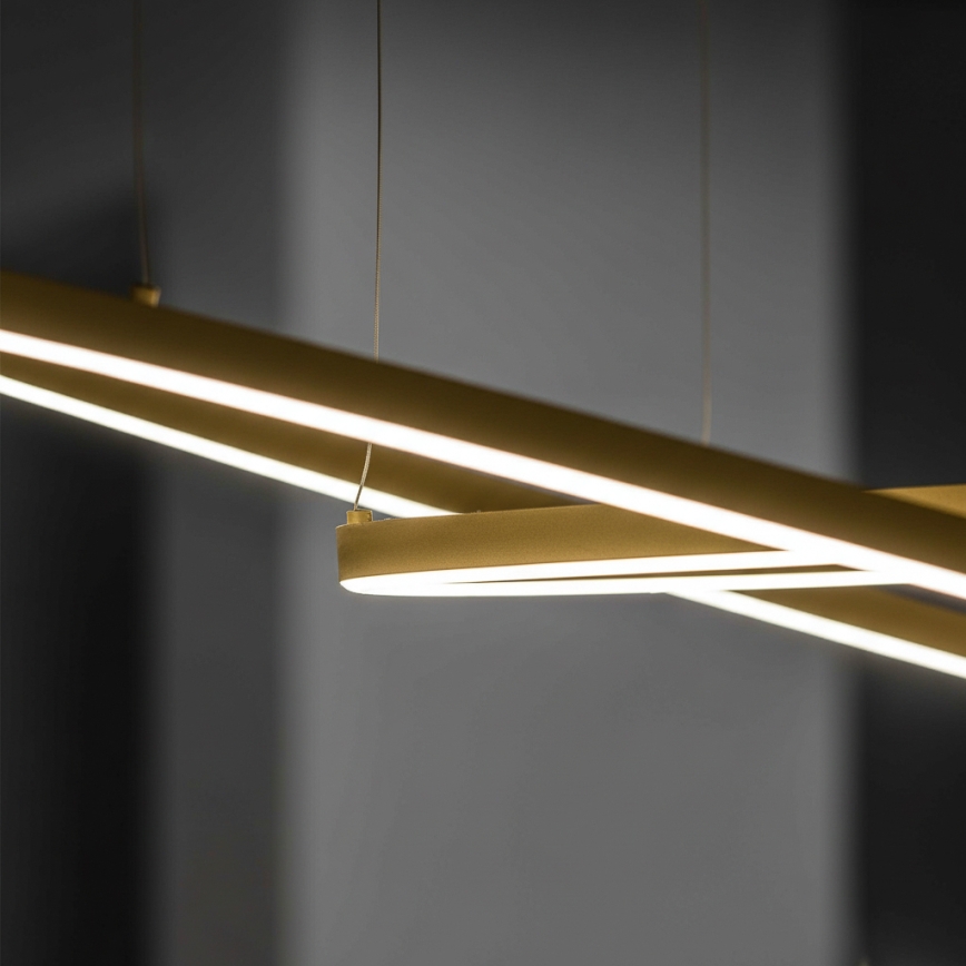 Ideal Lux - kábeles LED csillár ORACLE SLIM LED/37W/230V 3000K CRI 90 átmérő 70 cm arany