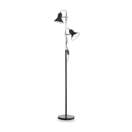 Ideal Lux - Állólámpa POLLY 2xE27/60W/230V fekete