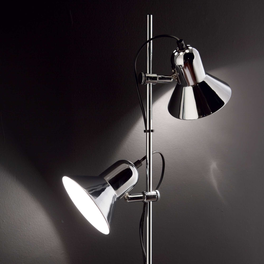 Ideal Lux - Állólámpa POLLY 2xE27/60W/230V fekete