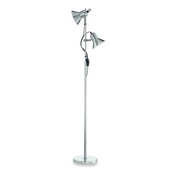 Ideal Lux - Állólámpa POLLY 2xE27/60W/230V fényes króm