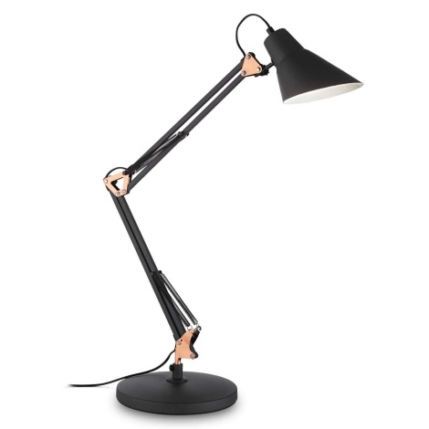 Ideal Lux - Asztali lámpa 1xE27/42W/230V fekete
