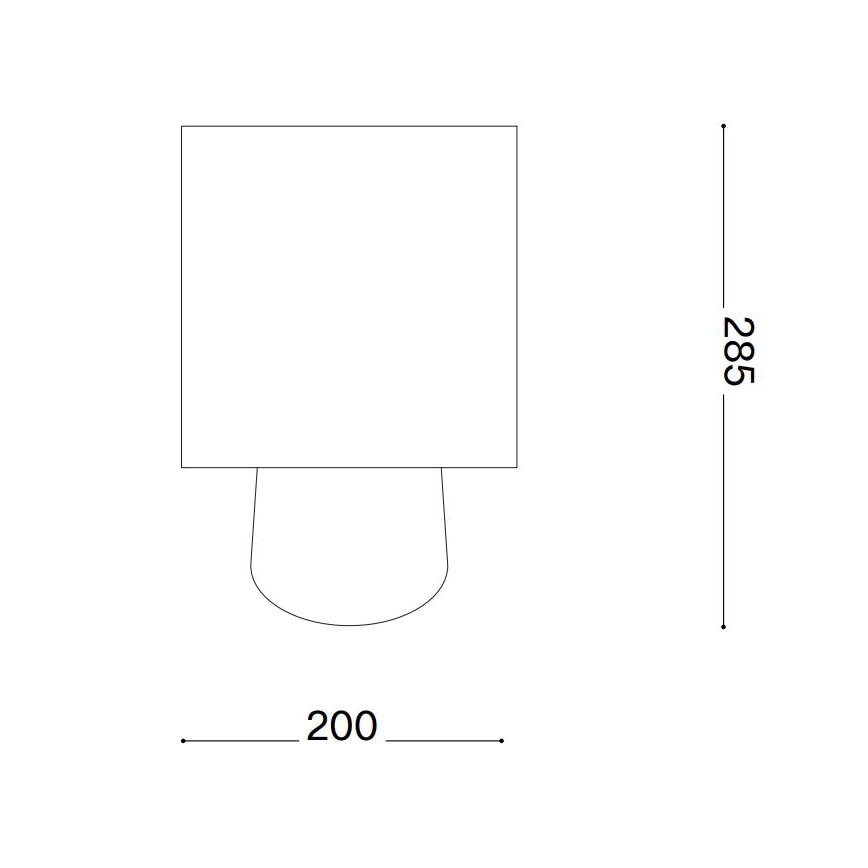 Ideal Lux - asztali lámpa KALI 1xE14/40W/230V krémszínű/bézs