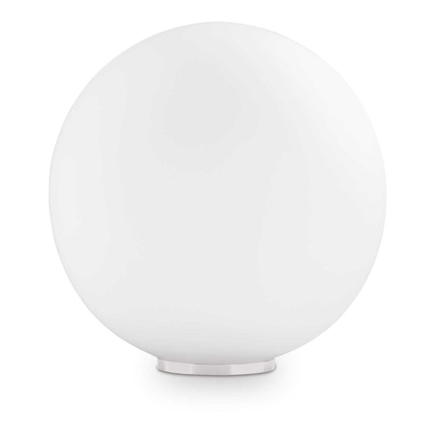 Ideal Lux - Asztali lámpa MAPA 1xE27/42W/230V, Ø 40 cm, fehér