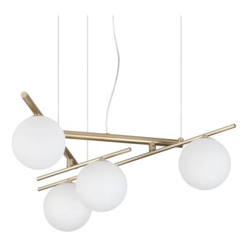 Ideal Lux - ATLAS LED csillár kábelen 4xG9/3W/230V arany