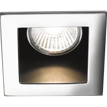 Ideal Lux - Beépíthető lámpatest FUNKY 1xGU10/50W/230V 9x9 cm fényes króm