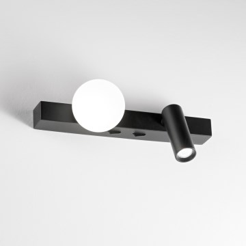 Ideal Lux - BINOMIO LED fali lámpatest 2xLED/3W/230V CRI 90 fekete