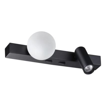 Ideal Lux - BINOMIO LED fali lámpatest 2xLED/3W/230V CRI 90 fekete
