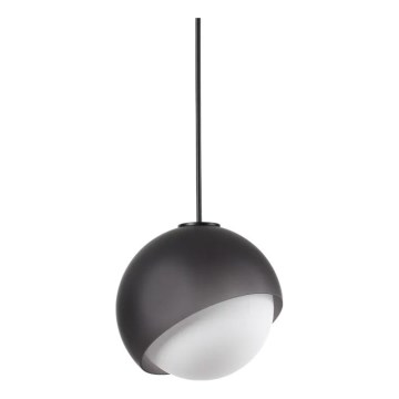 Ideal Lux - BLOOM kábeles függeszték, 1xE27/42W/230V, Ø 22 cm, fekete