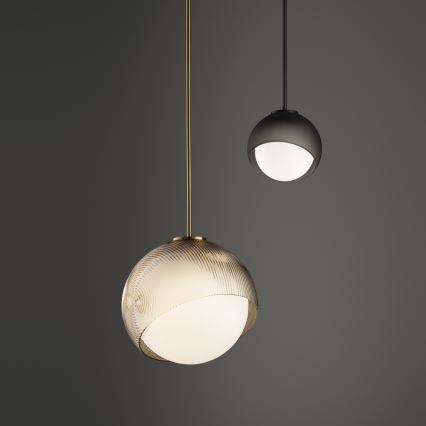 Ideal Lux - BLOOM kábeles függeszték, 1xE27/42W/230V, Ø 22 cm, fekete