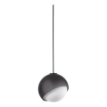Ideal Lux - BLOOM kábeles függőlámpa 1xE27/42W/230V, Ø 17 cm, fekete