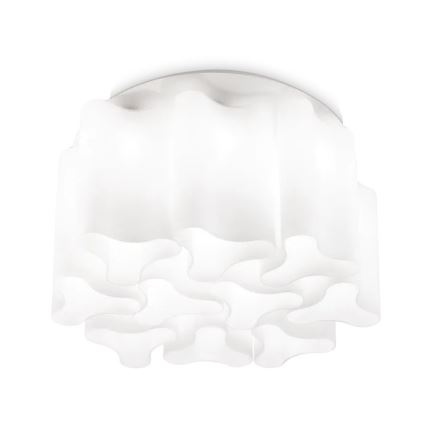 Ideal Lux - COMPO mennyezeti lámpatest 10xE27/52W/230V átm. 73,5 cm fehér