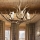 Ideal Lux - Csillár láncon CHALET 8xE14/40W/230V szarvasagancs