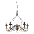 Ideal Lux - Csillár láncon CORTE 5xE14/40W/230V átm. 54 cm réz