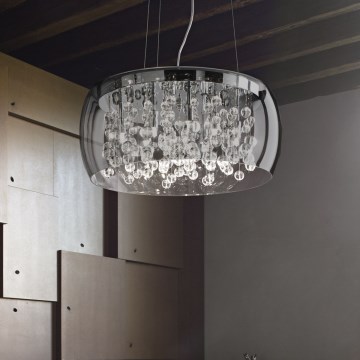 Ideal Lux - Csillár zsinóron AUDI 5xG9/40W/230V füstös