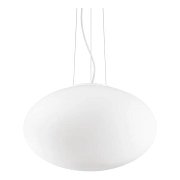 Ideal Lux - Csillár zsinóron CANDY 1xE27/42W/230V átm. 50 cm fehér
