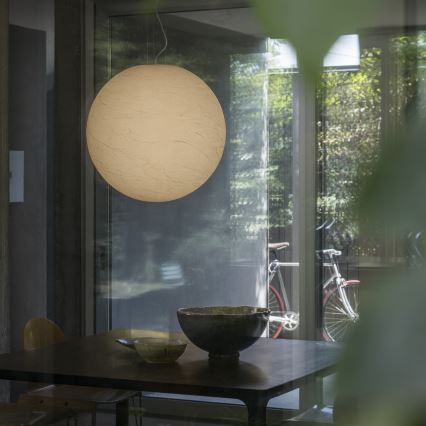 Ideal Lux - Csillár zsinóron CARTA 1xE27/25W/230V átm. 50 cm fehér