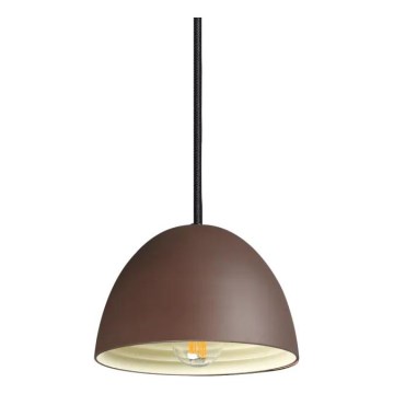 Ideal Lux - Csillár zsinóron FOLK 1xE27/60W/230V átm. 18 cm barna