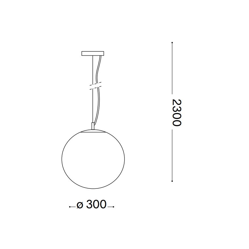 Ideal Lux - Csillár zsinóron MAPA 1xE27/42W/230V átm. 30 cm arany/füstös